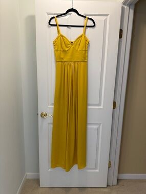 BCBGMaxAzria Yellow Maxi Dress